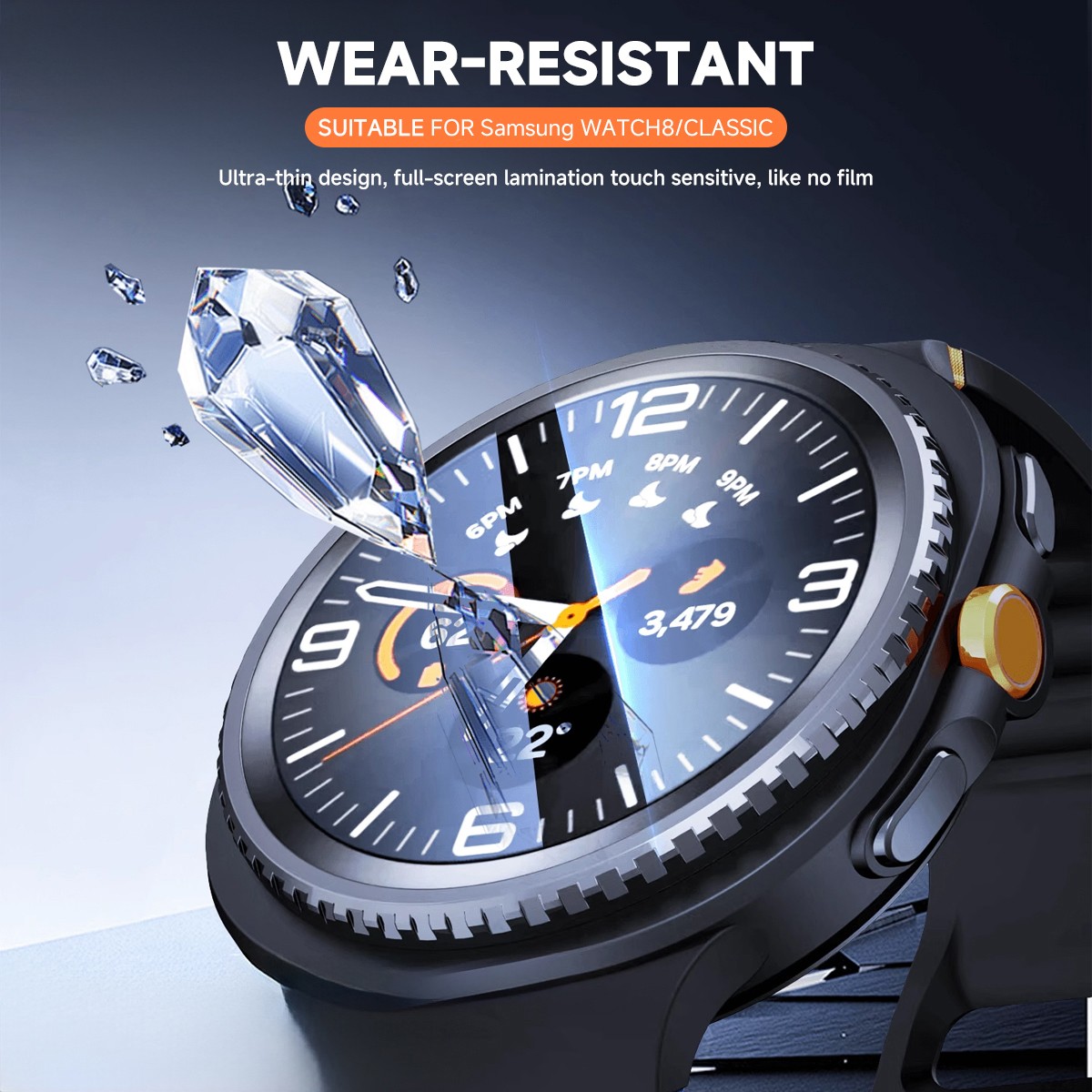 Tempered Glass for Samsung Galaxy Watch 8Classic/8 40/44mm Screen Protector Film