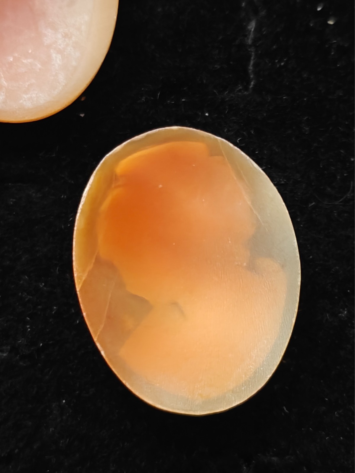 Lot of 3 Vintage Carved Cameos 1.25” Each • Shell Relief Profiles • Jewelry Craf