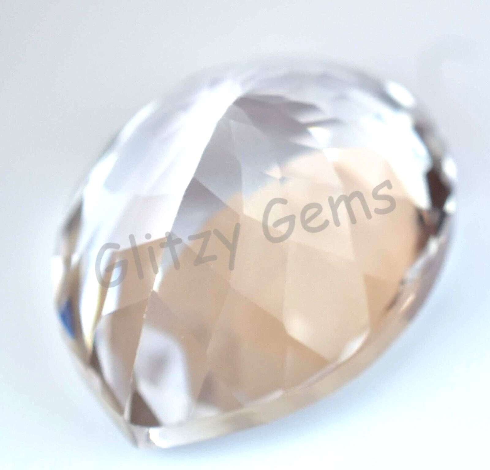 Natural Flawless White Montana Sapphire 46.35 Ct oval Certified Loose Gemstone