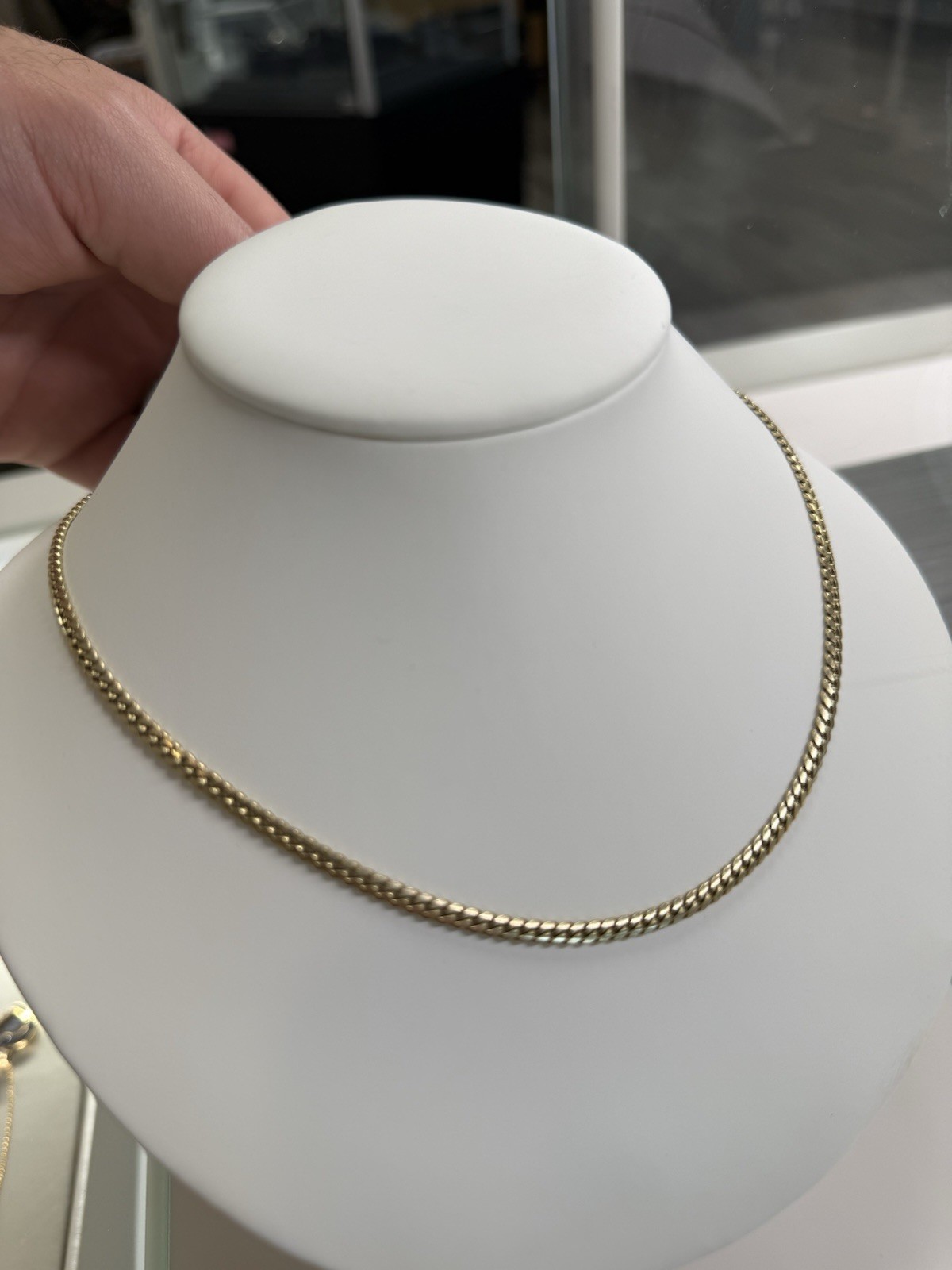 10KT Yellow Gold Curb Link Chain 20”- 3.2MM (Solid)