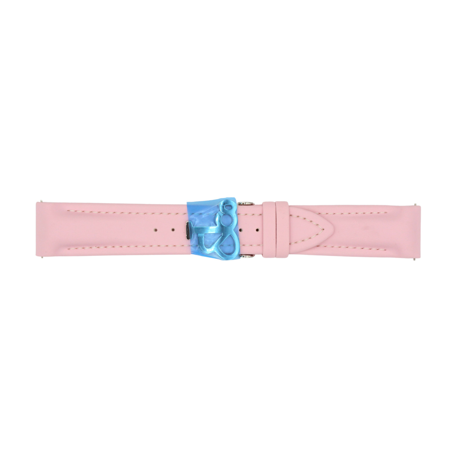 JACOB & CO AUTHENTIC PINK POLY 22MM WATCH BAND W. BUCKLE FITS 47MM WATCH SHORT