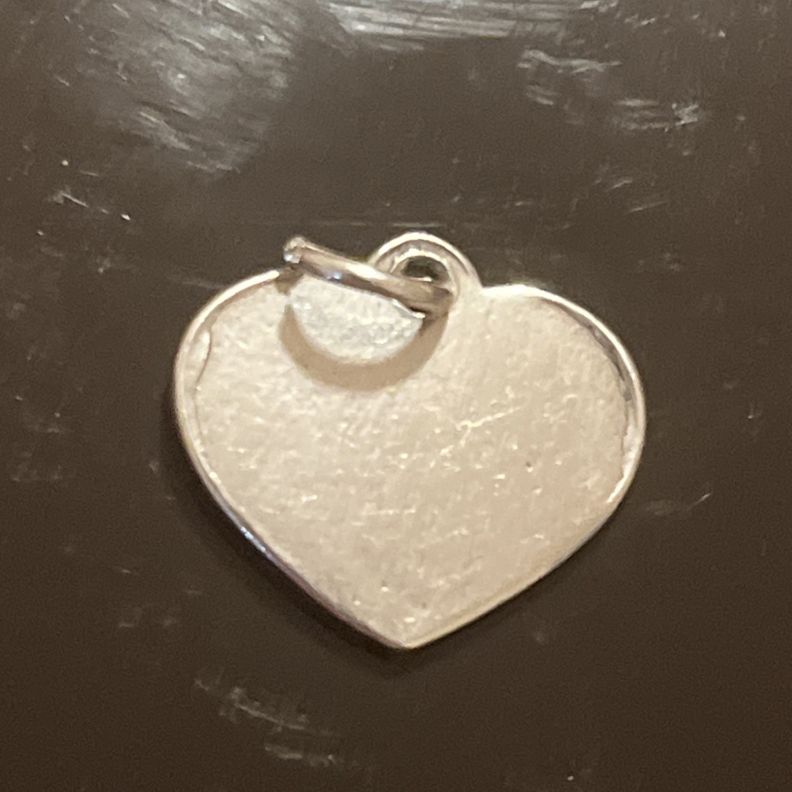 Retired James Avery 2016 Heart Year Charm Pendant cut Loop 925 Silver *no Stamp