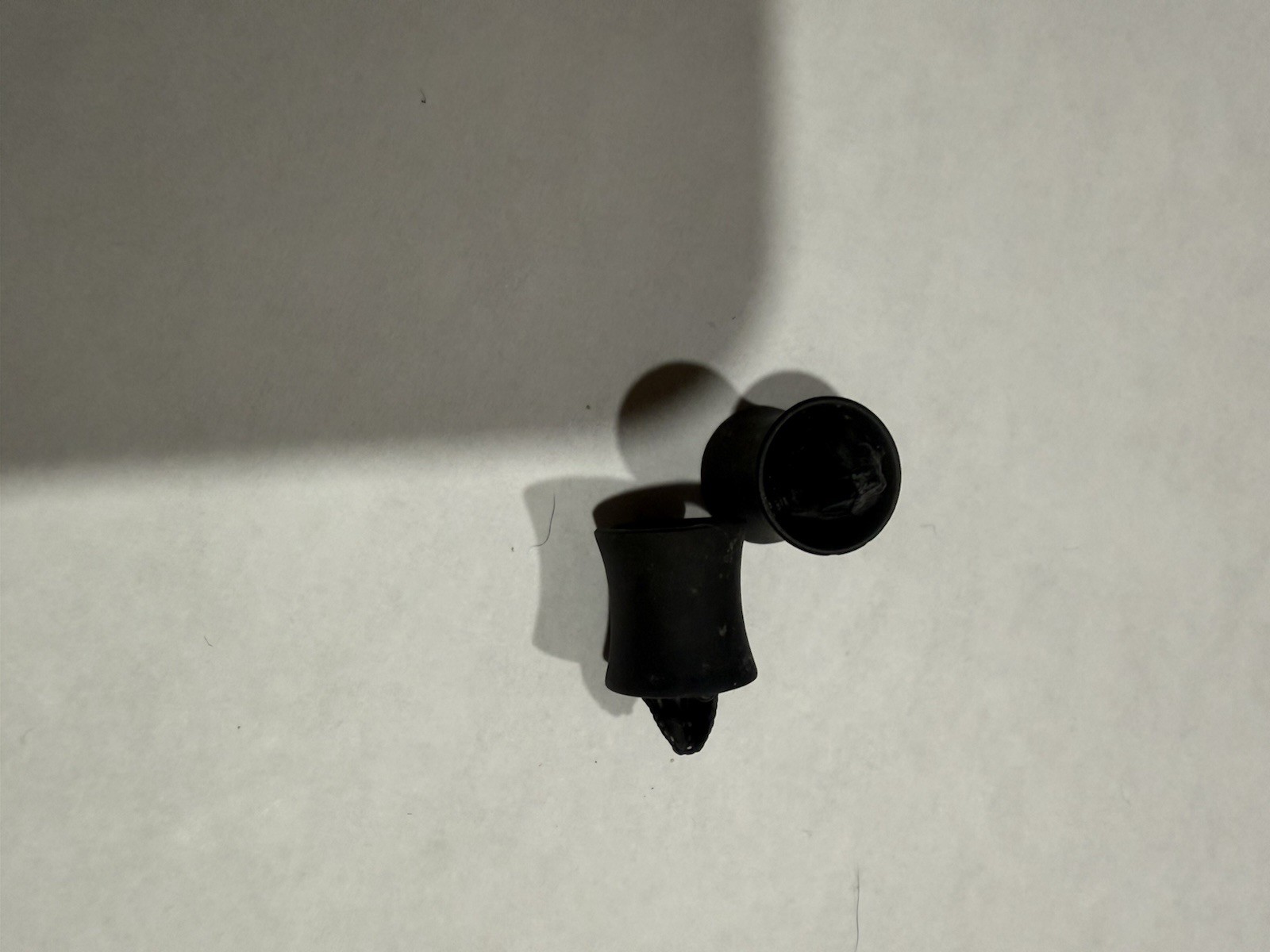 00G 10mm Black Snake Head Ear Tunnels Plugs Pair 3D Printed Viper Cobra Fangs
