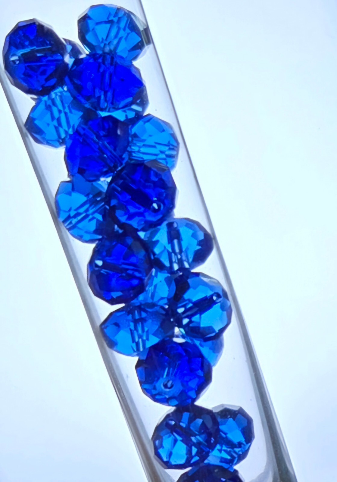 CRYSTAL Beads Bulk Lot DIY Beading TRANSPARENT Mix Colored DIY 8mm 10 lbs