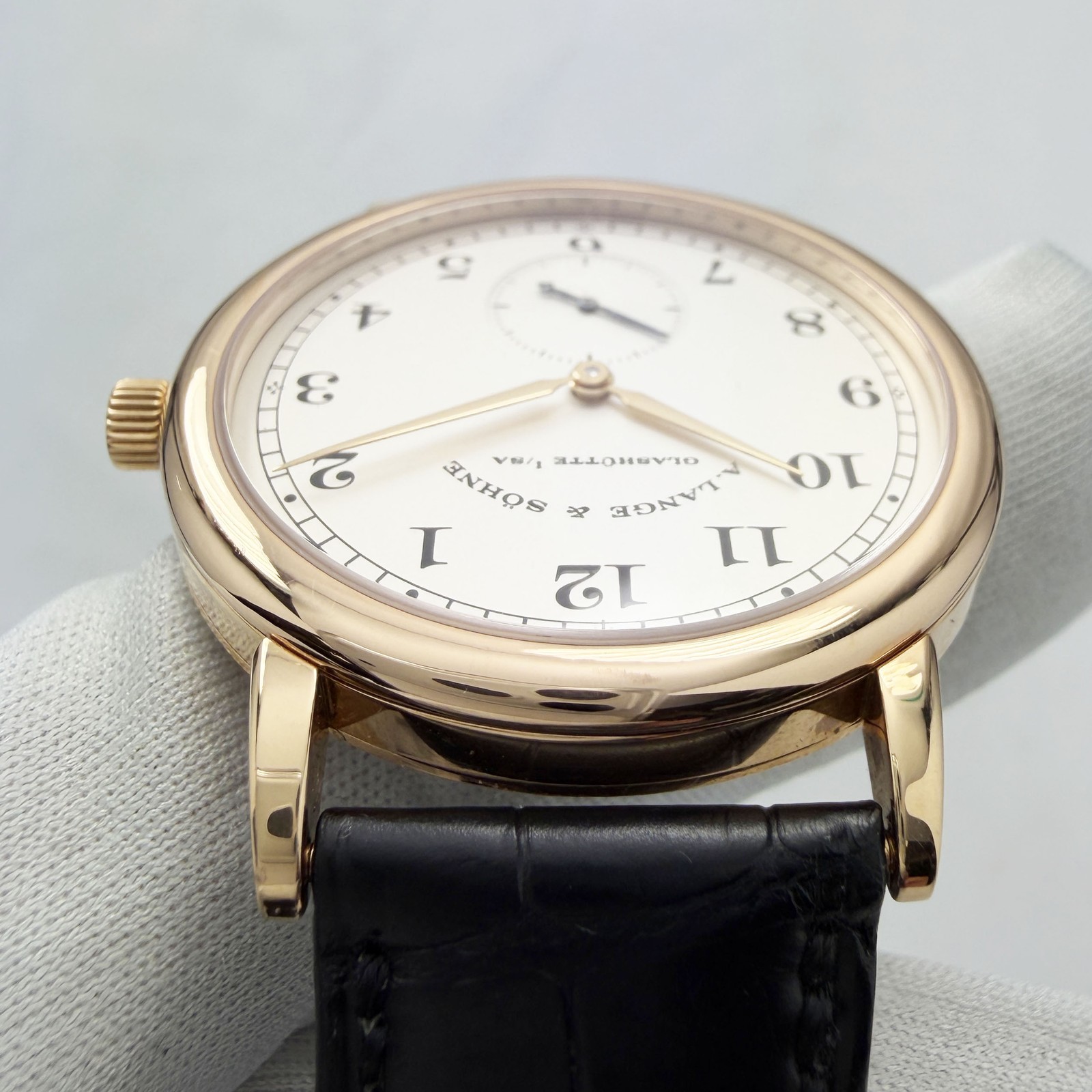 A. Lange & Sohne 1815 206.032 36MM Silver Dial 18K Rose Gold Paper