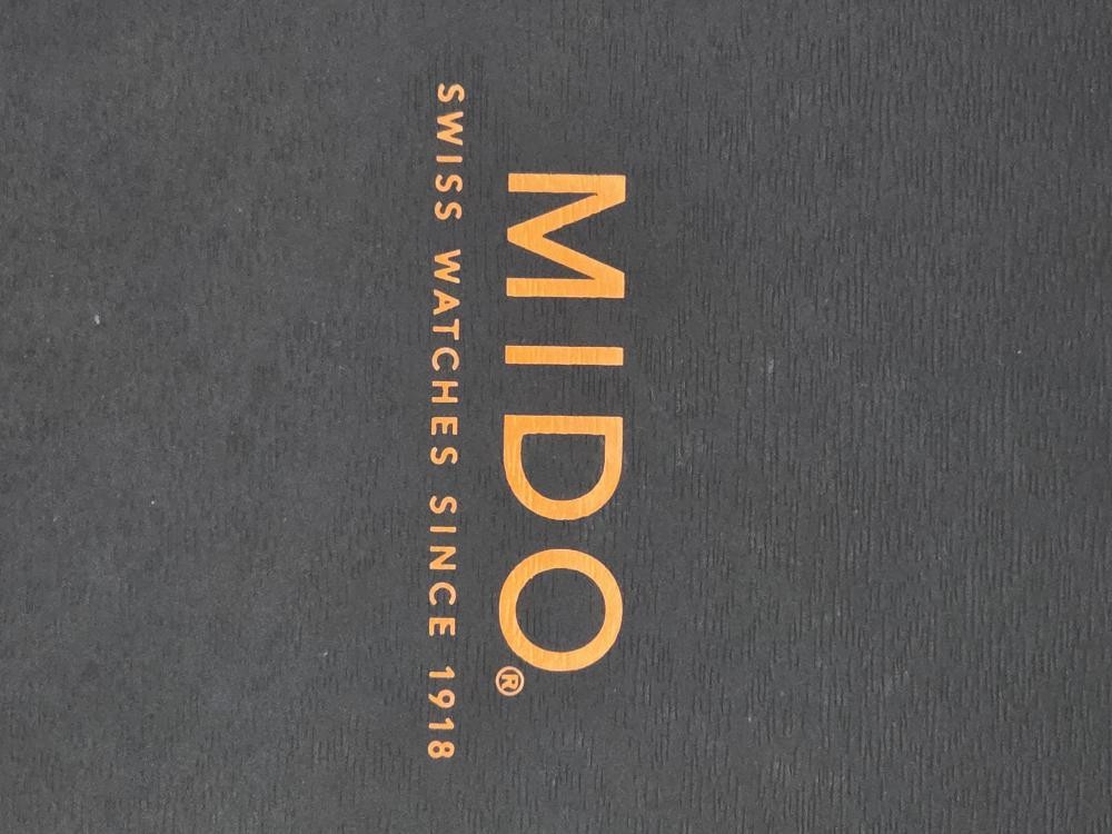 MIDO OCEAN STAR GMT AUTOMATIC SWISS MADE BLACK DIAL STAINLESS STEEL (J03028524)