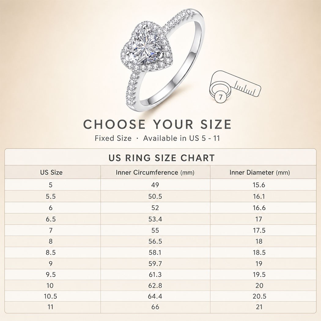 0.8CT Lab Moissanite 925 Sterling Silver Bohemian Women Wedding Promise Ring 004