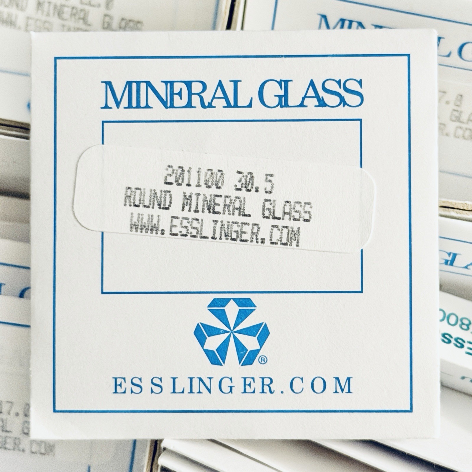 New 30.5 mm x 1 mm Watch Crystal – Flat Round Mineral Glass