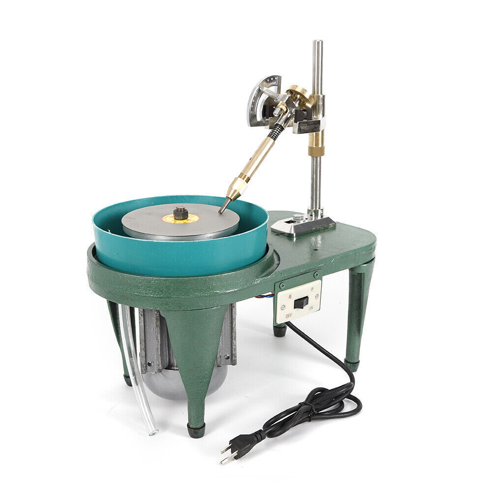 2800RPM Gemstone Grinding Jewelry Lapidary Cutting Polisher Gem Faceting Machine