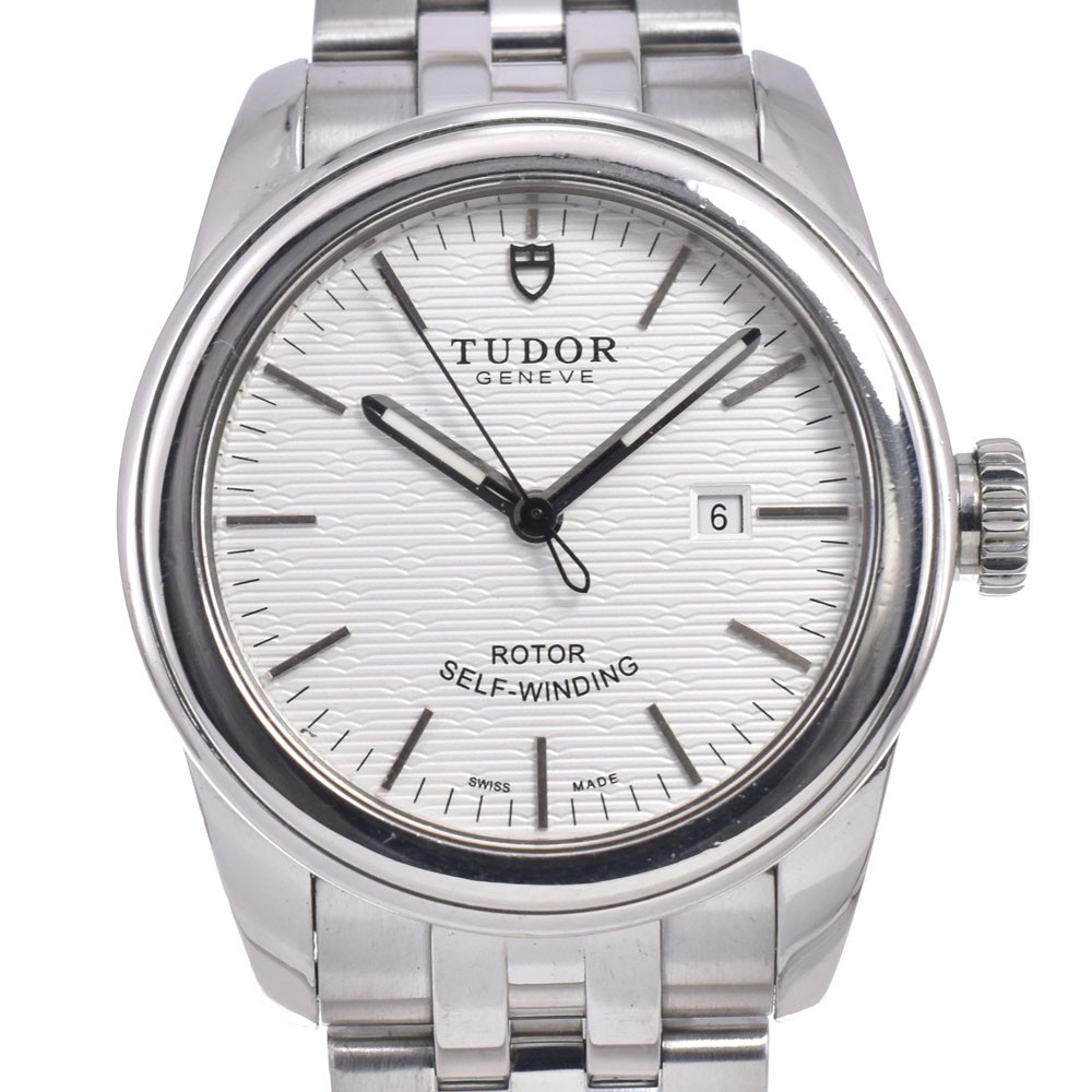 with paper TUDOR Grammar Date 53000 white Dial Automatic Ladies Watch R#149223