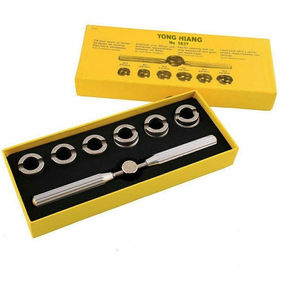 For Rolex and Tudor Case Back Cover Opener Remover Watch Repair Tool Kit