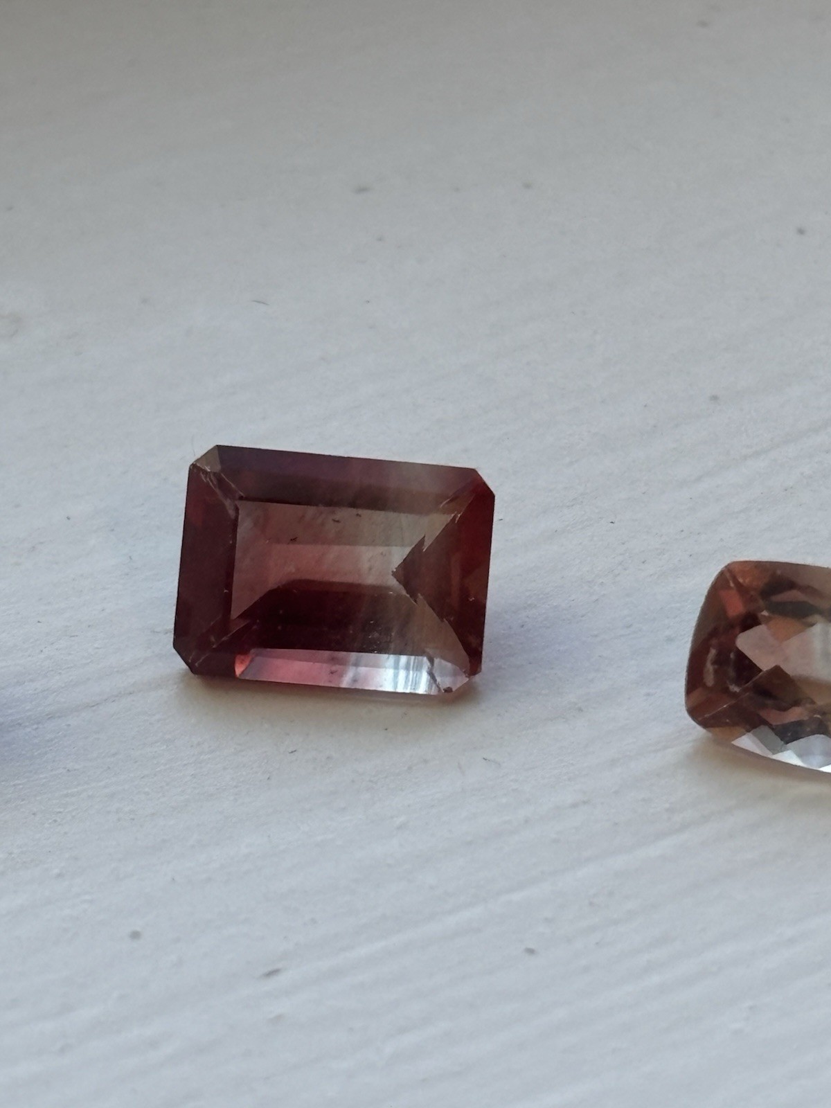 Natural Bolivian Bi-Color Ametrine – 3 Stone Parcel Mixed Cuts Loose Gemstone