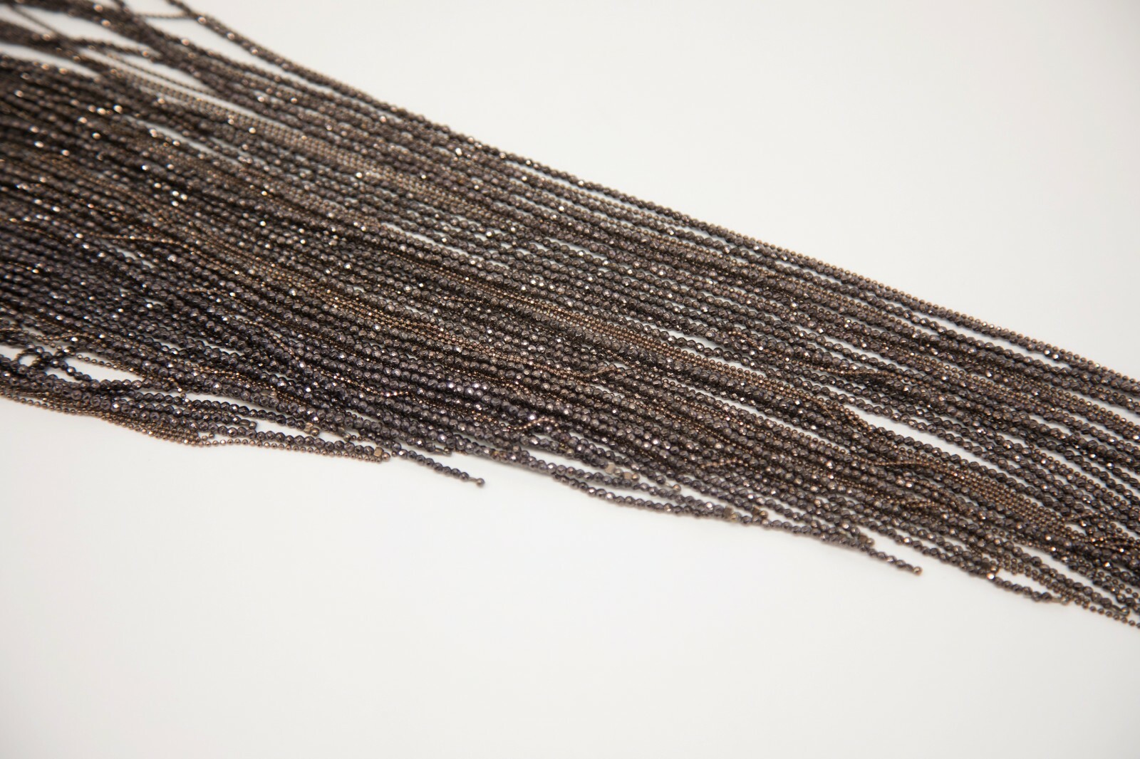 NWT$3995 Brunello Cucinelli Sparkly Asymmetrical Multi-Beaded Choker W/ 925 A191