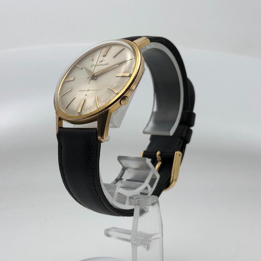 Vintage 1963 SEIKO Seikomatic 30J GOLD FILLED J14074DE Automatic Japan #2627