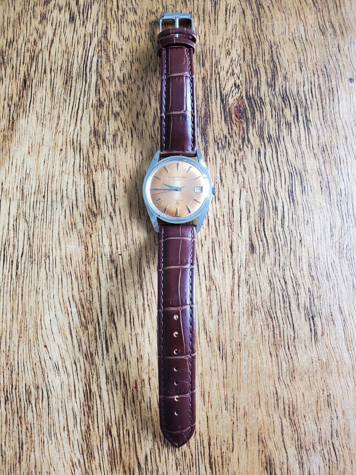 Vintage 1950’s GIRARD PERREGAUX Gyromatic – Firestone 39 jewels Calibre 32