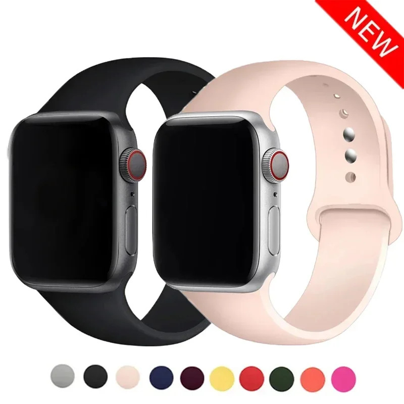 Sport Soft Silicone for Smart Watch Ultra Band 49Mm 40Mm 44Mm 42/38Mm Rubber Br