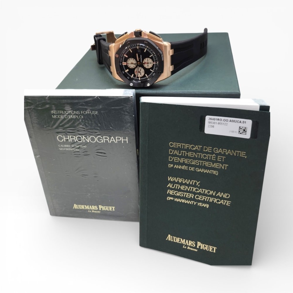 Full Set 2016 Audemars Piguet Royal Oak Off Shore Watch 26401RO.OO.A002CA.01