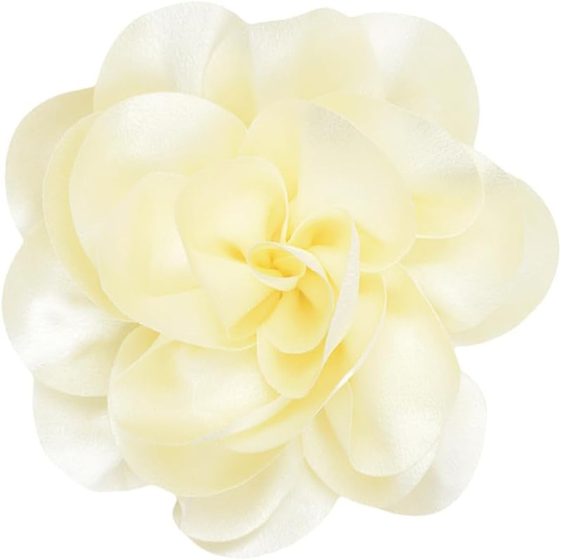 Large Rose Flower Brooches Chiffon Camellia Brooch Lapel Pins Hair Clips Hat Pin
