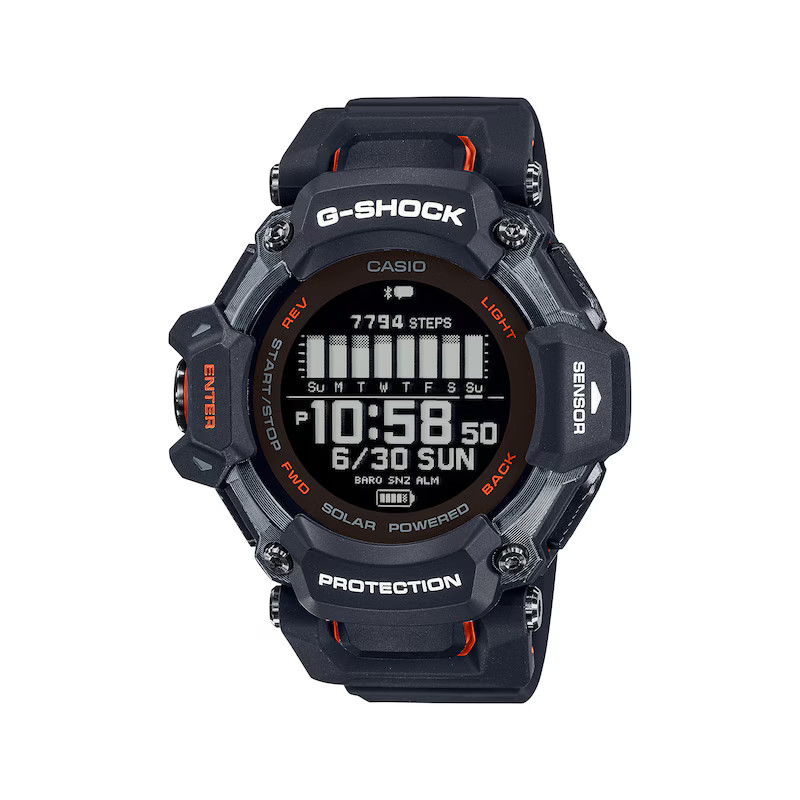 CASIO G-Shock Move Quartz Solar Assisted Black Running Watch w/ GPS, Heart Rate