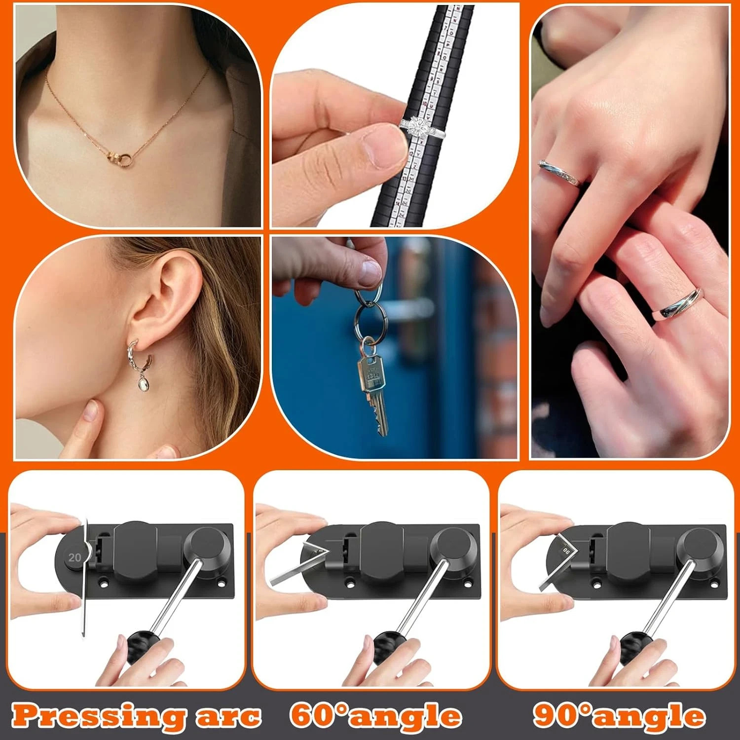 Ring Bender, Ring Bending Tool Set for Spoon Heavy Duty with Jewelry Spoon Makin