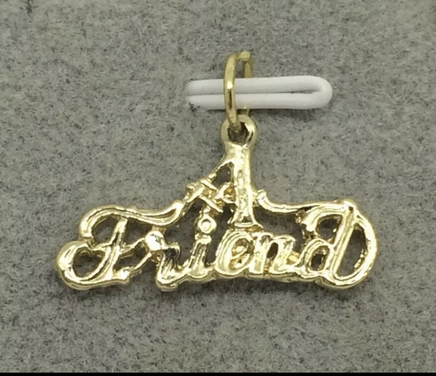 14k Good Filled Number one friend Pendant / charm