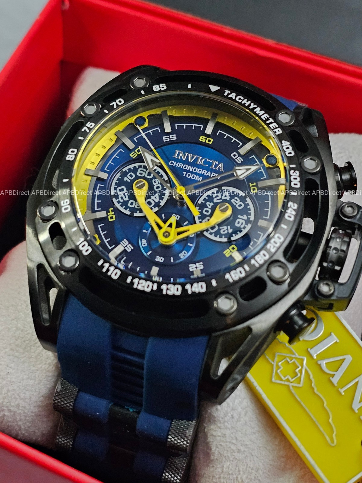 Invicta – S1 Rally – SPINNING DIALS Chronograph Flame-Fusion Crystal Mens Watch