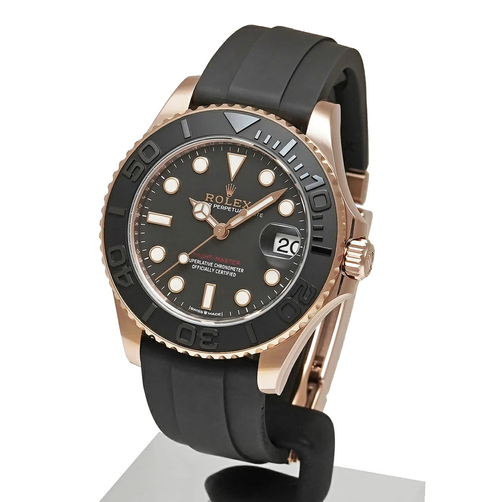 ROLEX Yachtmaster 268655 Black Case Size 37mm x 37mm Ladies Used Watch #7211