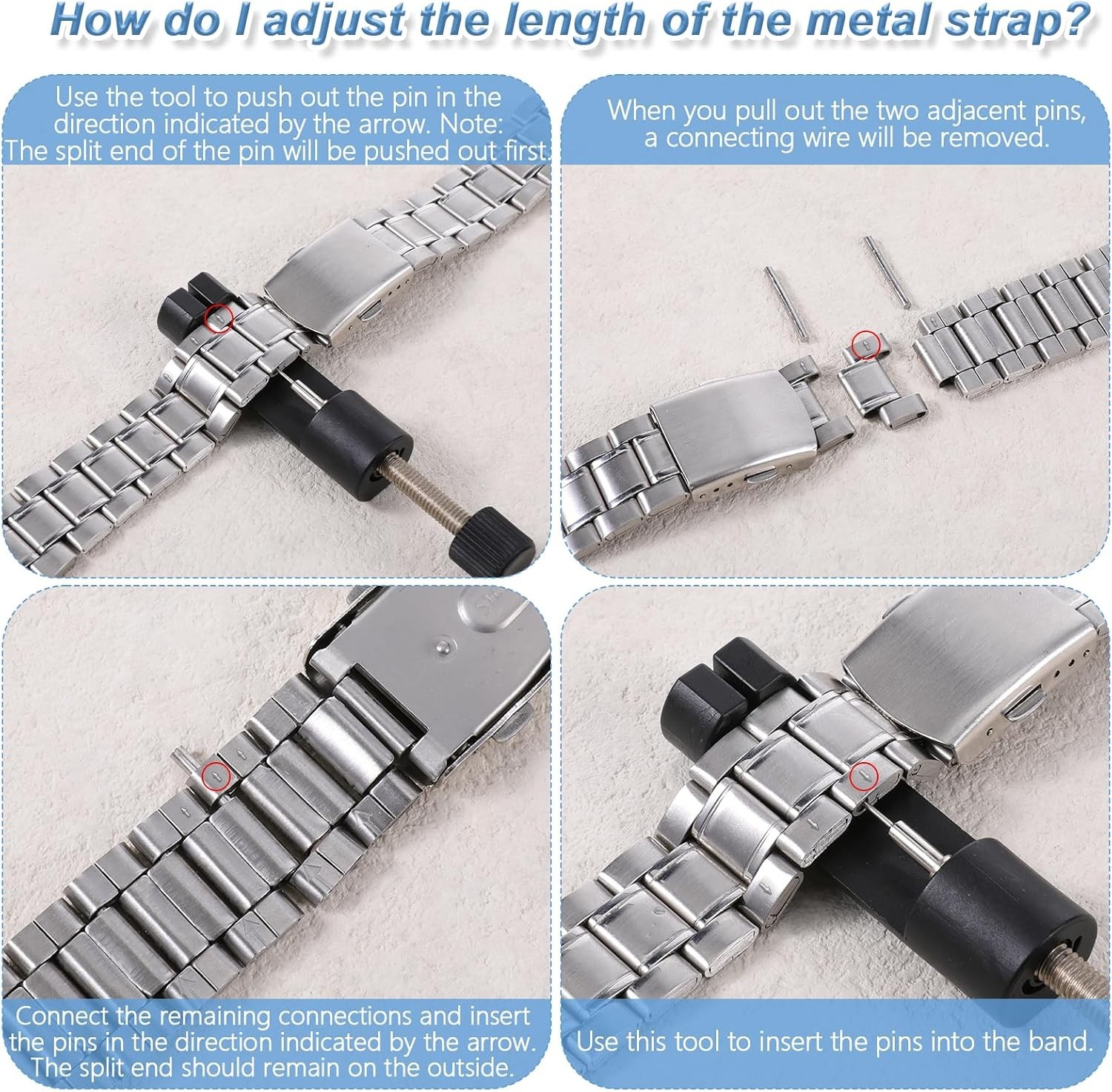 Durable Watch Link Removal Kit – Perfect for Professionals and Hobbyists Alike