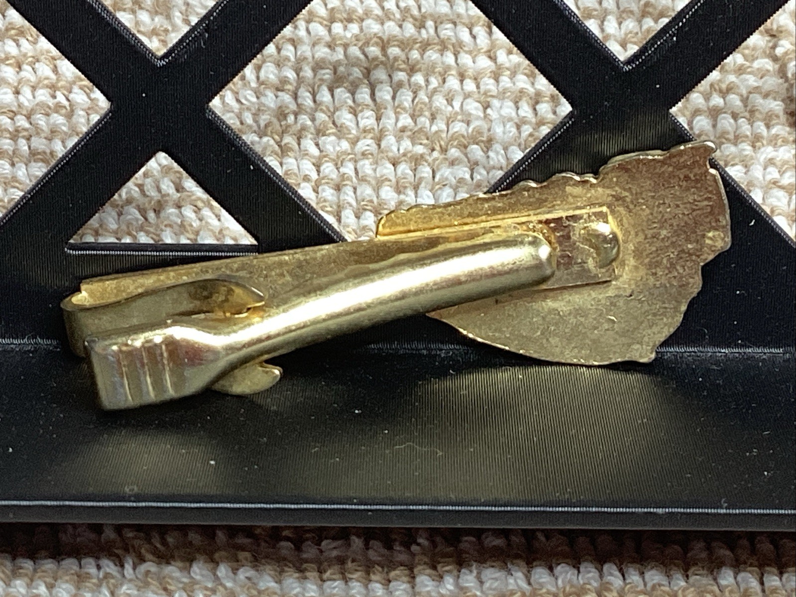 Vintage Tie Bar Clasp Railroad Locomotive Train Engine Clip🚂🔥