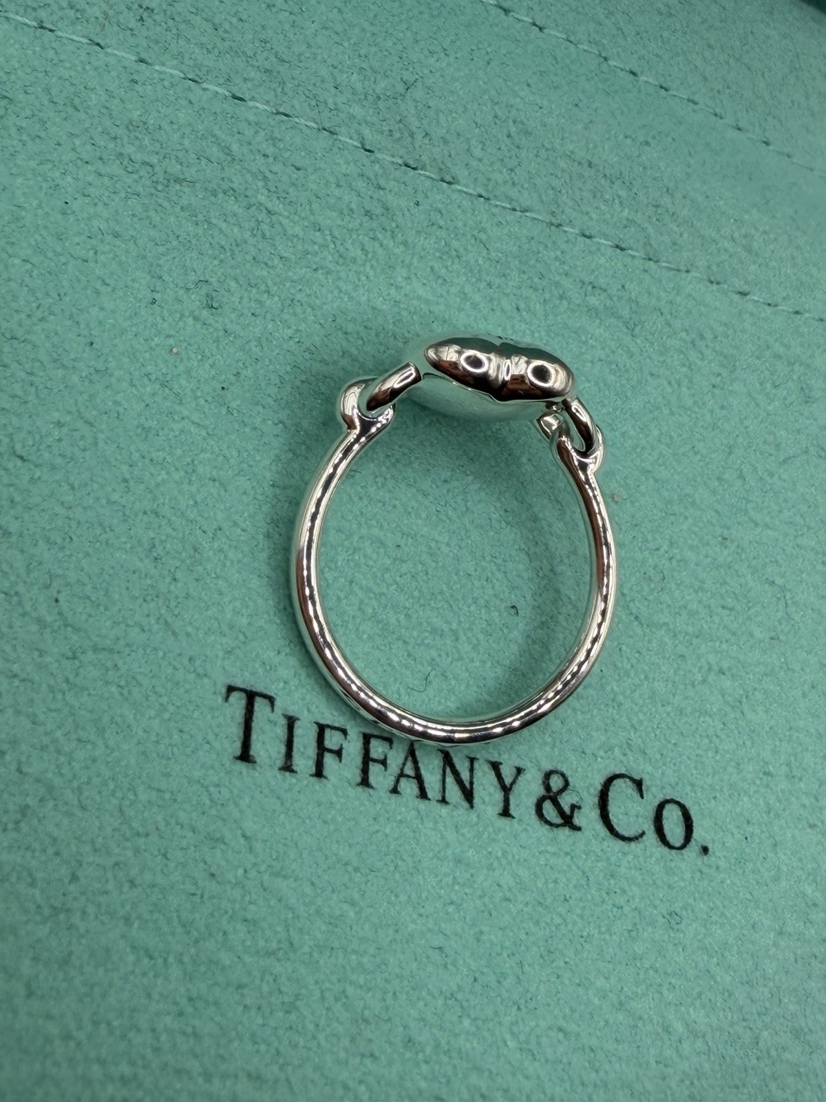 Tiffany & Co. Sterling Silver Return To Tiffany Full Heart Ring size 6