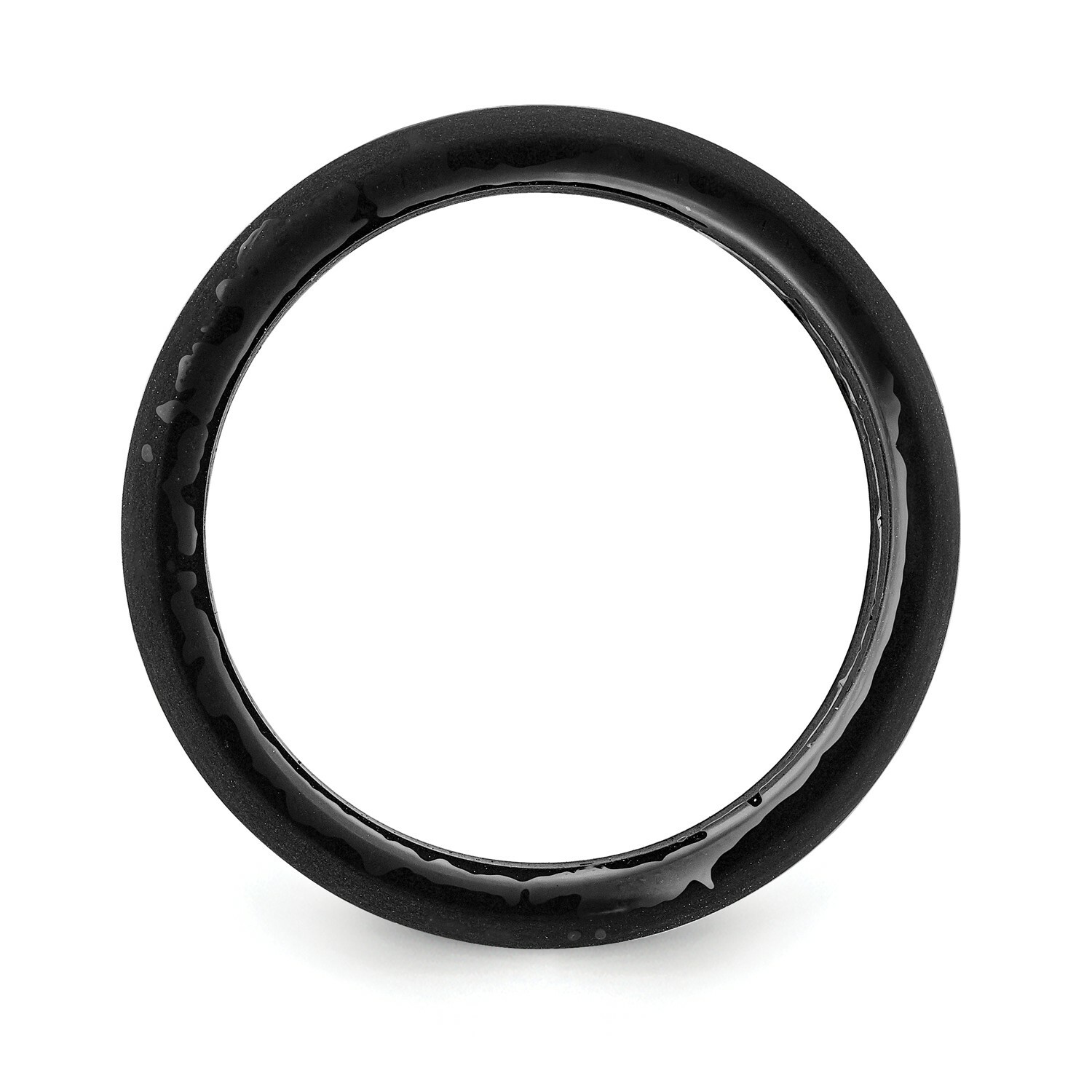 Unisex 8.7mm Wide Durable Black & Grey Camo Silicone Wedding Band Sizes 7 to 14