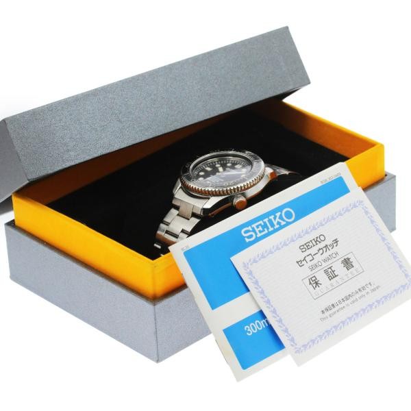 Seiko Prospex Marinemaster SBDX001/8L35-0010 44mm SS Black Dial Watch #C7158