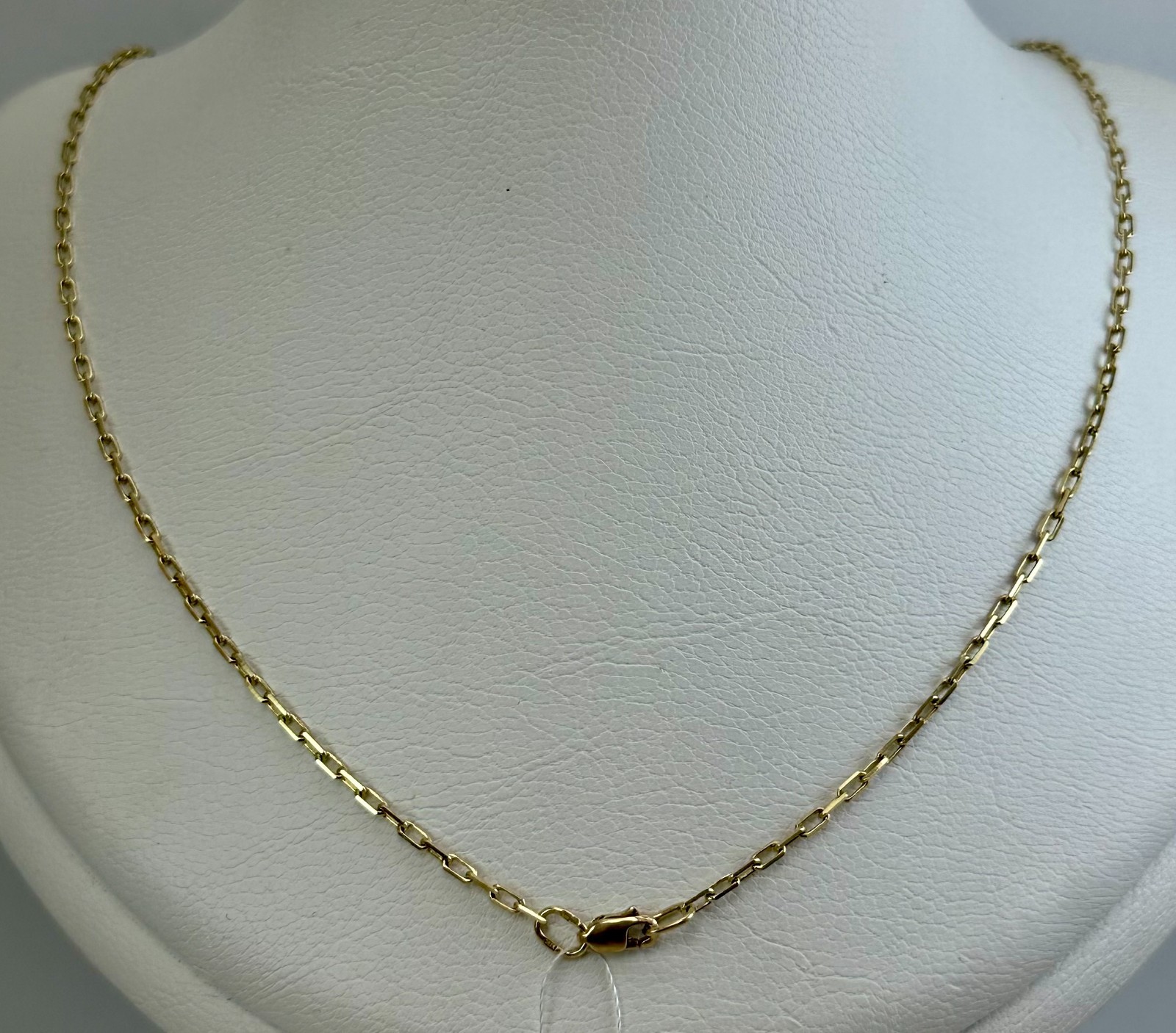 Vintage 14K 585 Yellow Gold Chain Original Tag 23.62 in 5,46 g. Full Weight