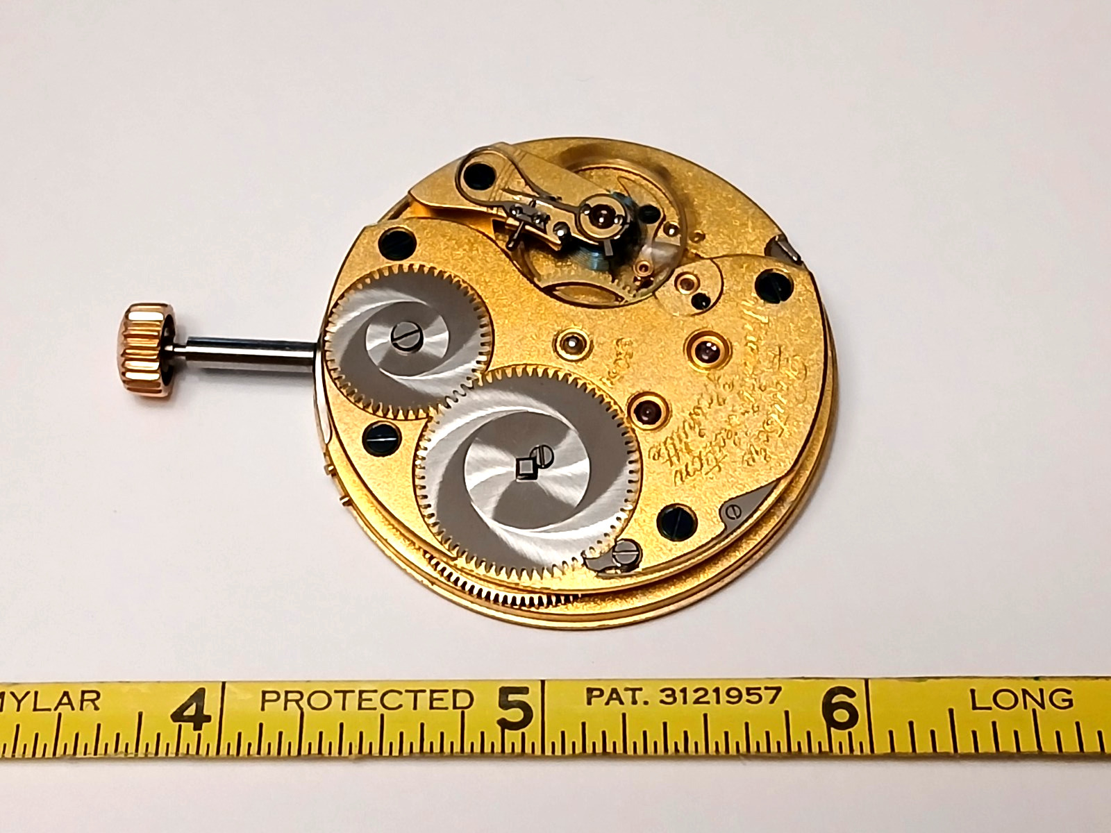 Stunning! “Rare” A Lange & Sohne 44mm DS Dial pocket watch movement. Runs!