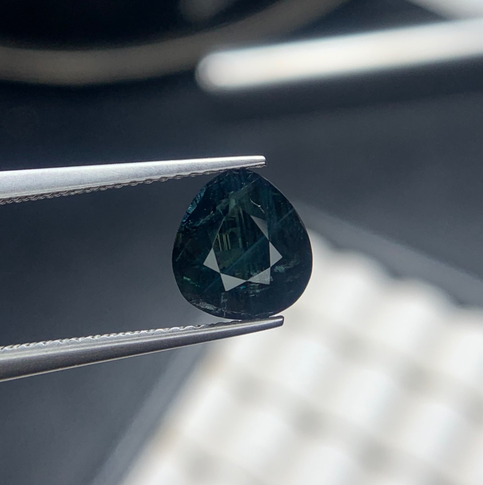 Natural Teal Sapphire Gemstone, 2.43 Crt From Madagascar