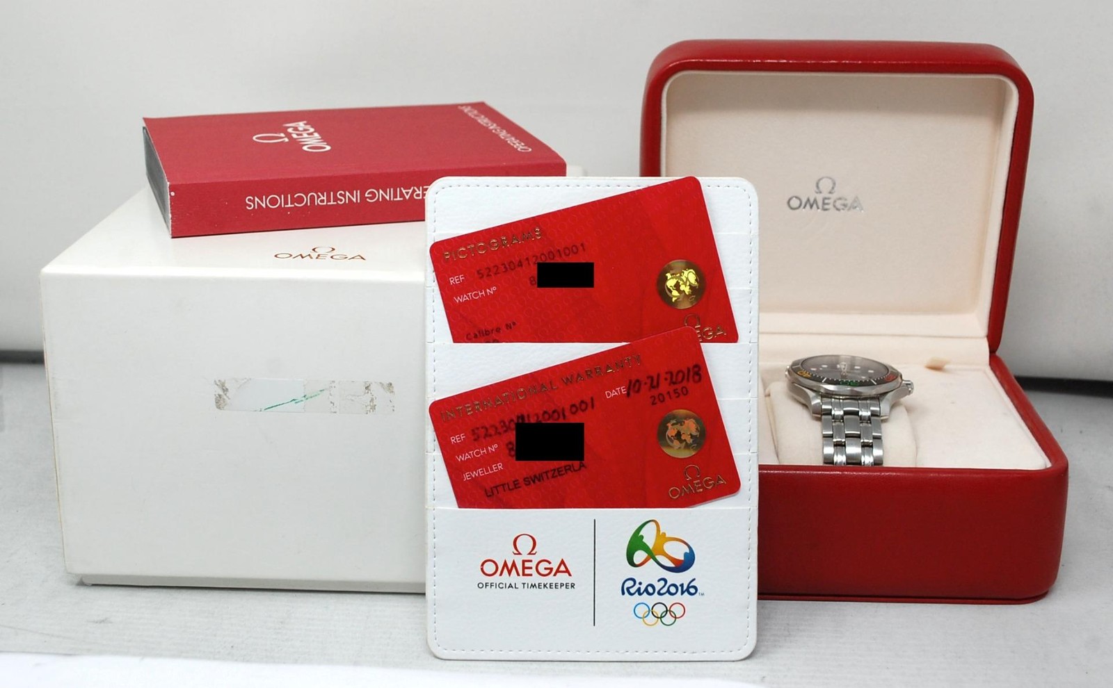 Mens Omega Seamaster Co-Axial Chronometer Rio Olympic watch 522.30.41.20.01.001