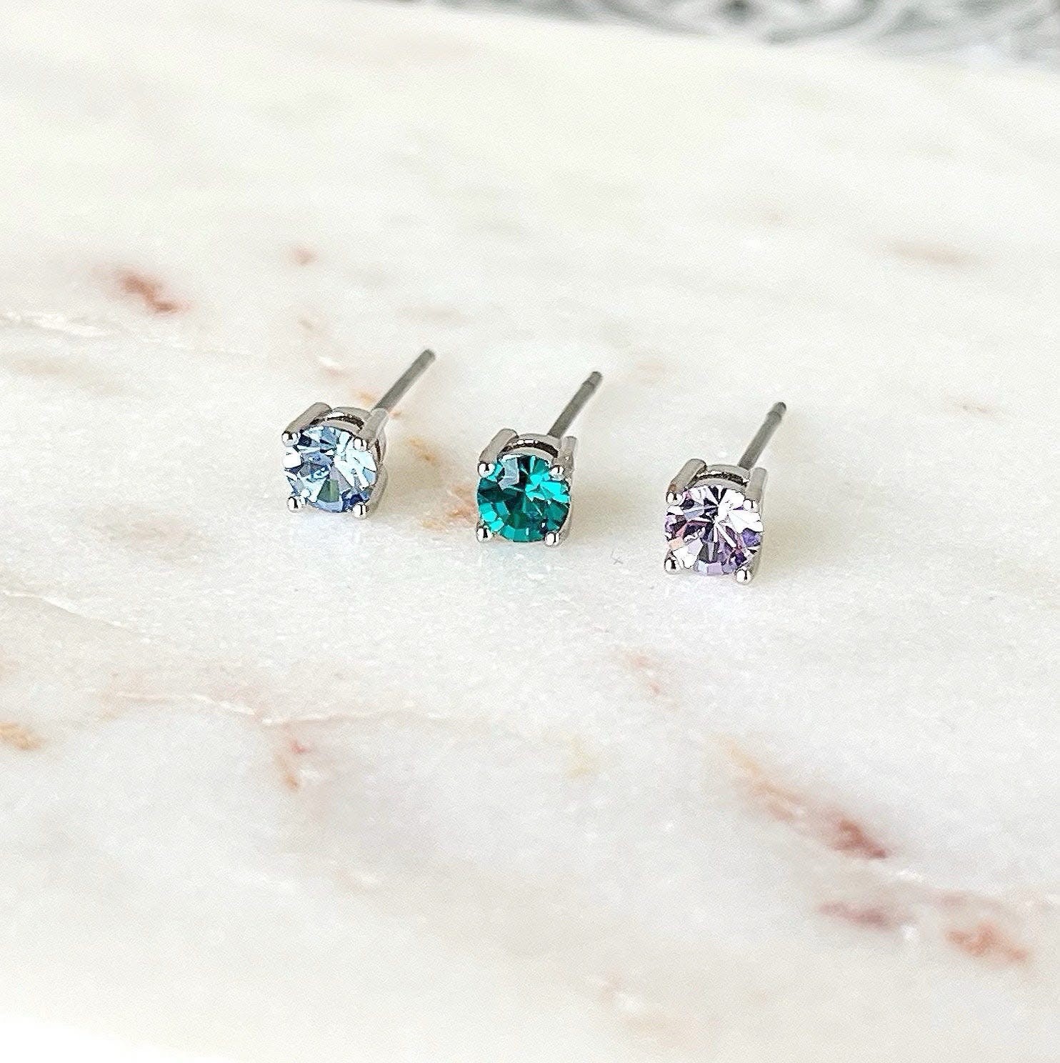 Park Lane MICRO STUDS- Set Of 3 Pairs Of 4mm Stud Post Earrings Retail $42