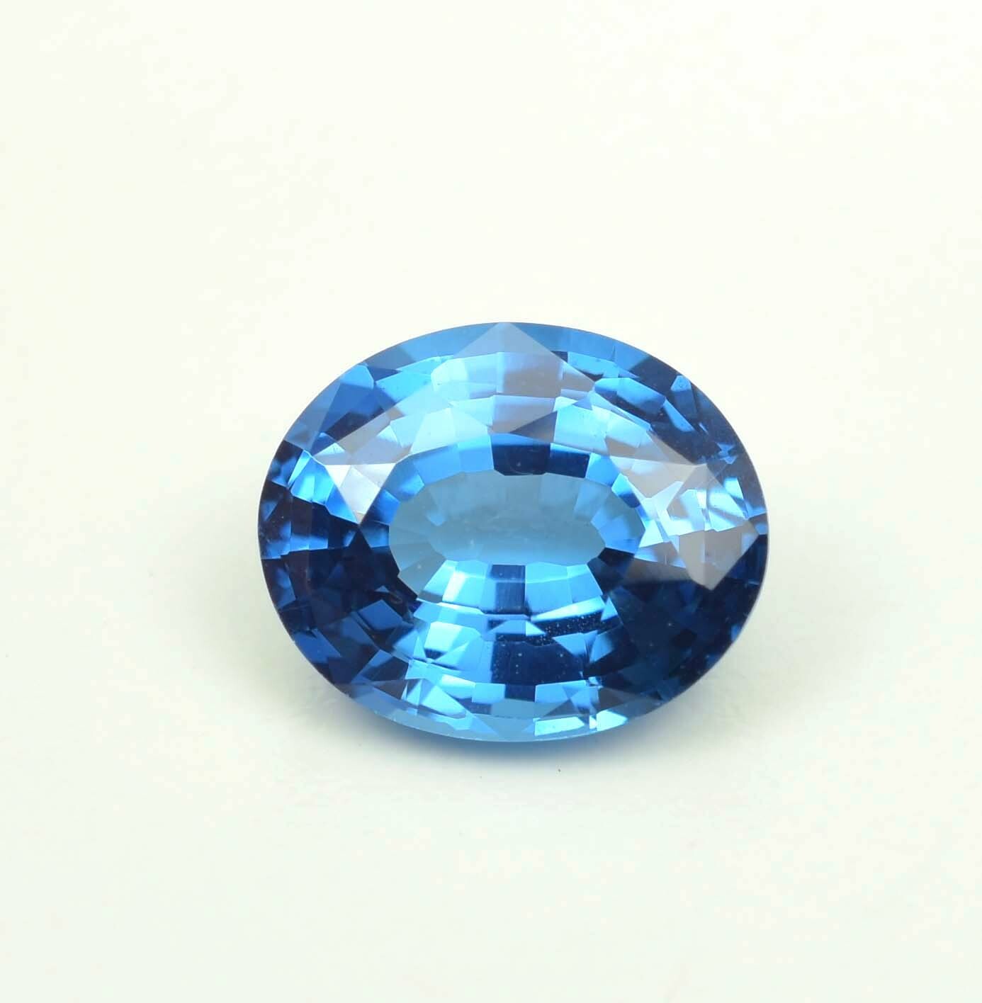 AAA 5.90 Ct Natural Flawless Transparent Blue Tourmaline Oval Cut Loose Gemstone