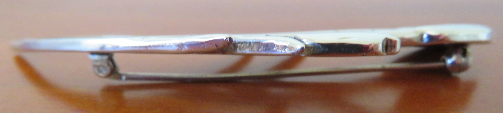 925 Sterling Silver Brooch, Cattails, 2.75″ x 7/8″, 3/8 oz/10g, with mark