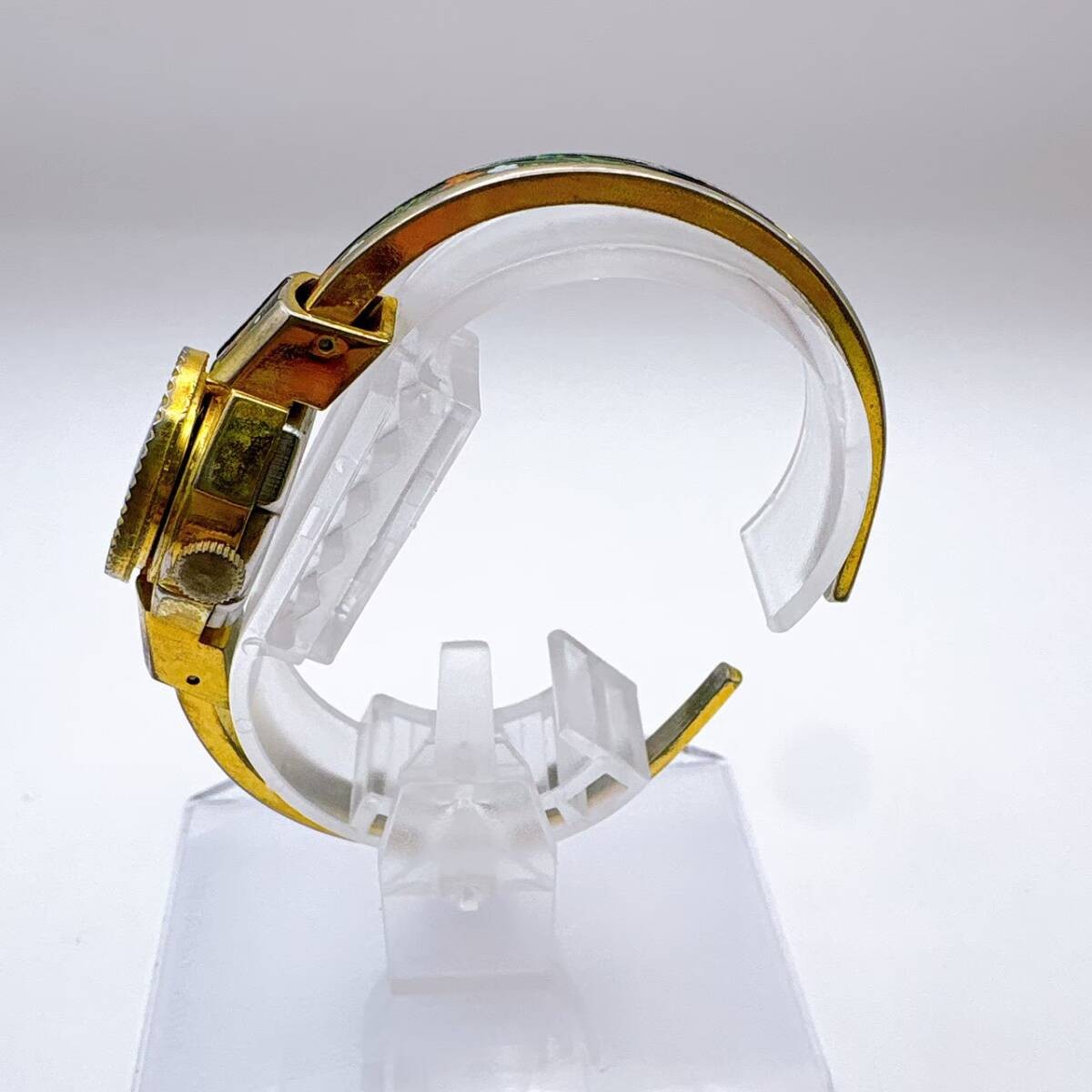 HUDSON Cloisonn Bangle Watch Swiss Made 17 Jewels