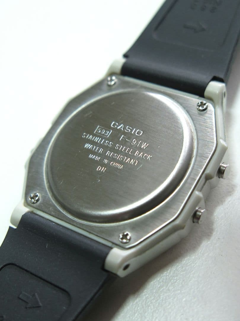 CASIO Digital Watch F-91W Black