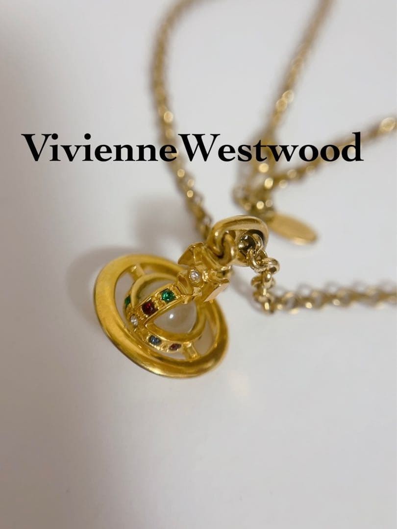 Vivienne Westwood Necklace, Petite Orb, Gold, Unisex