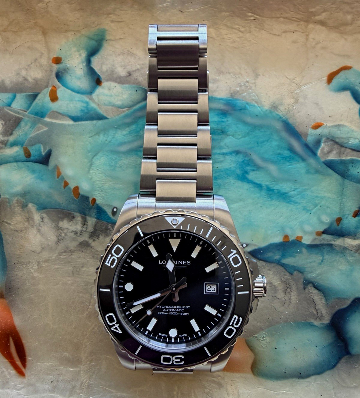 New Longines HydroConquest Automatic 42mm 300m, Box and Papers!