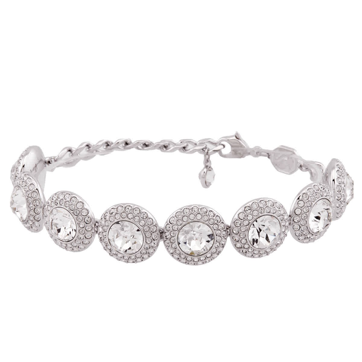 Swarovski Rhodium Plated Una Angelic Bracelet