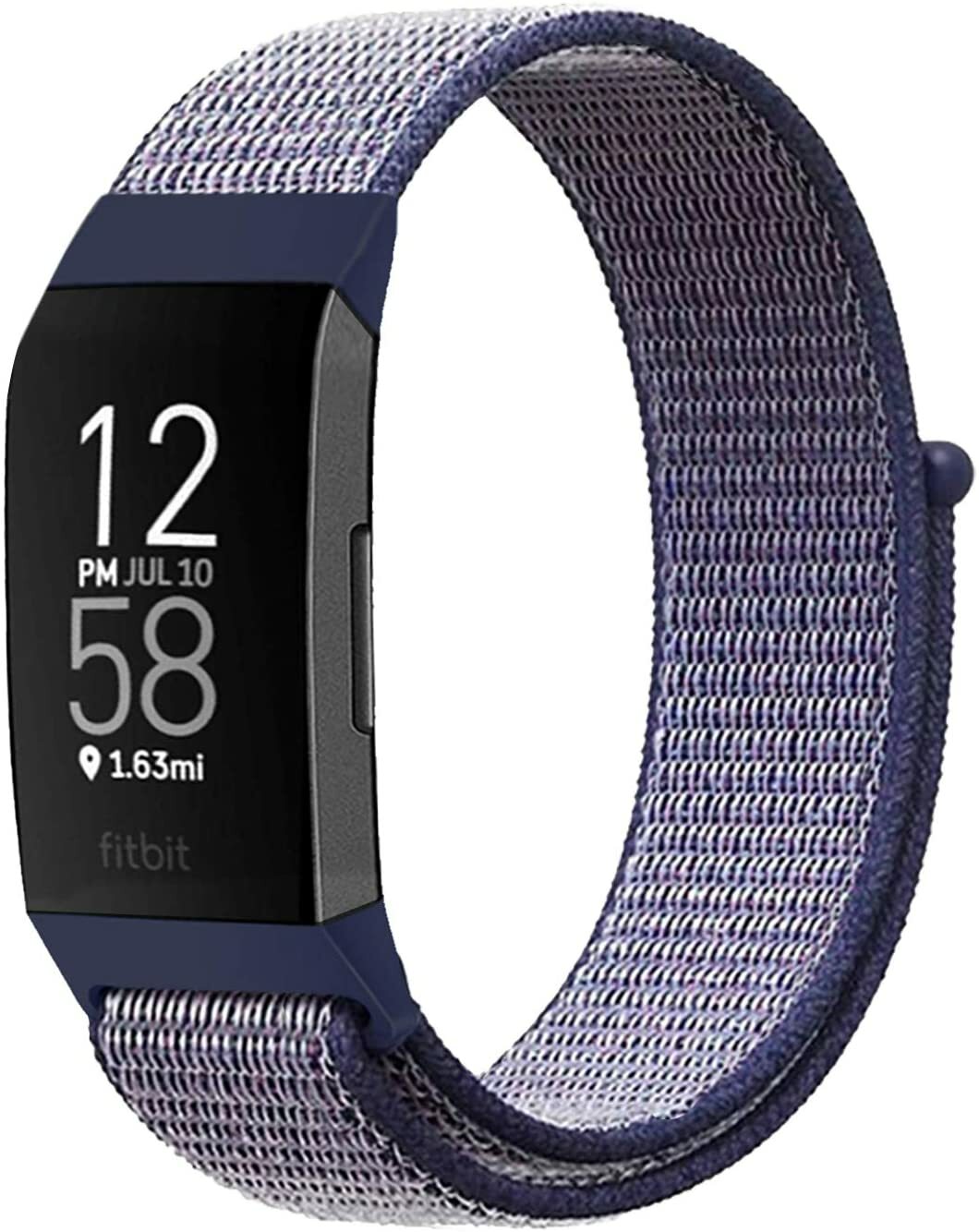 Wristband For Fitbit Charge3/Charge 4 Nylon Watch Band Sport Loop Strap Bracelet