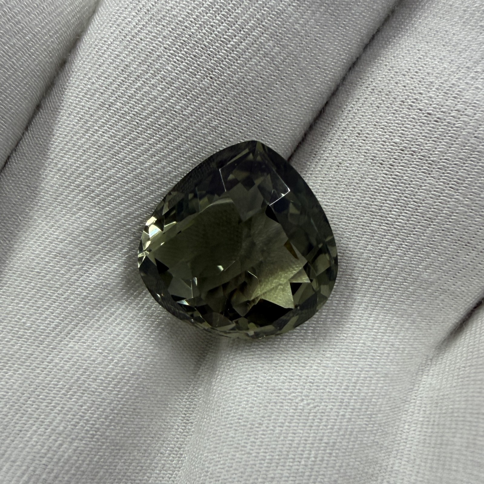 Green Amethyst Natural Gemstone, Heart Shape Certified Loose Gemstone