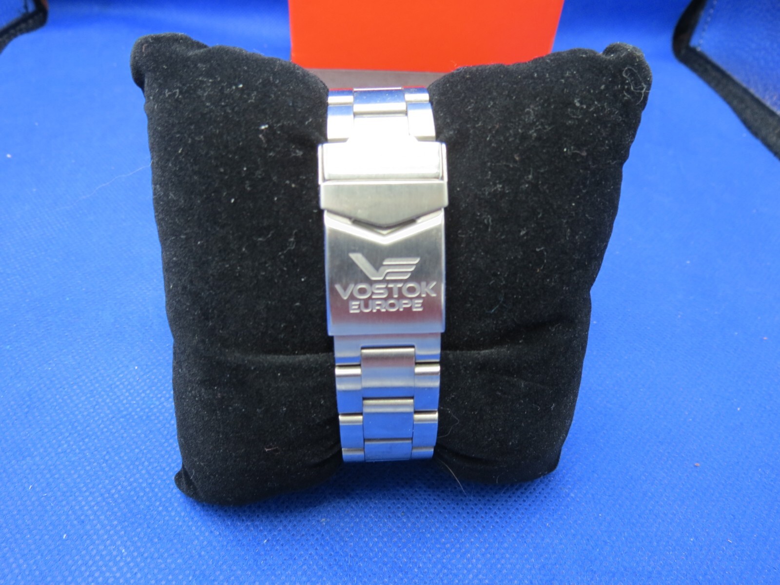 VOSTOK EUROPE 2432/0325026SS BLUE DIAL SS DAY AND NIGHT WITH BOX & LINKS