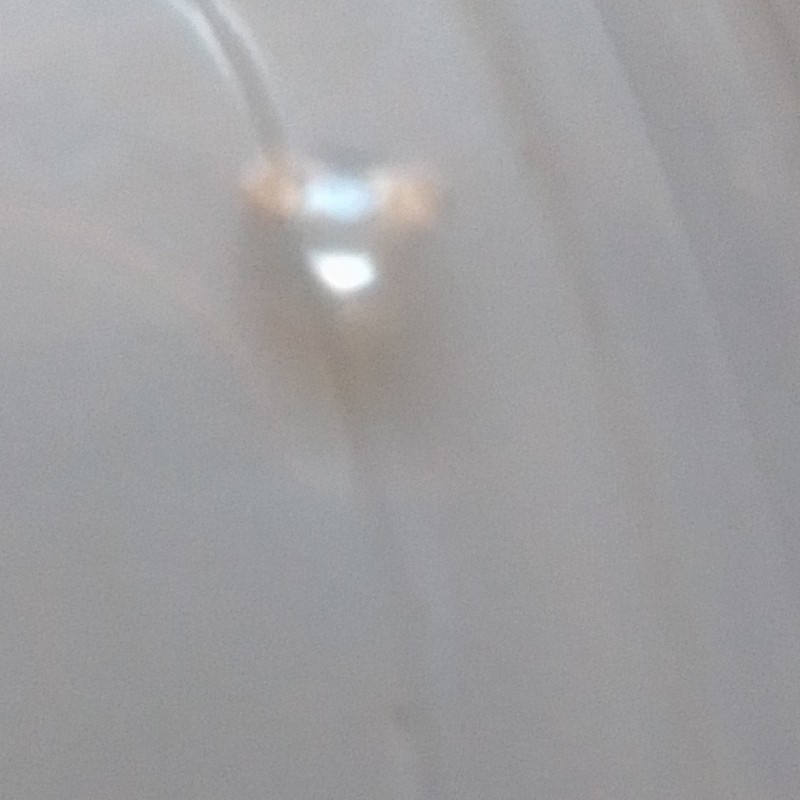 White/Colorless Transparent Round Cut Faceted Loose Glass Gemstone, 1 Piece