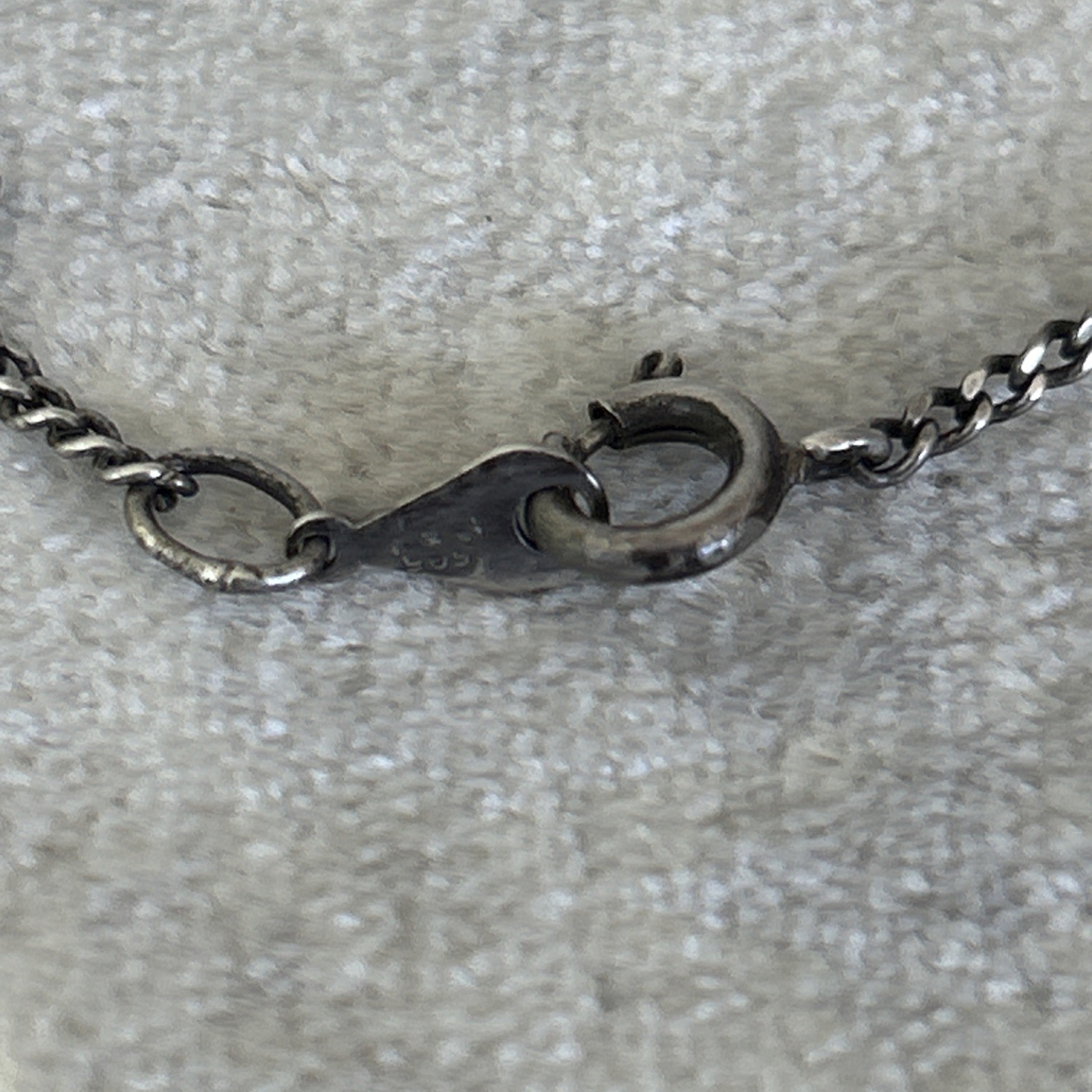 Vintage Hecho En Mexico Sterling Silver Chain Necklace 20 1/2” 3.8G