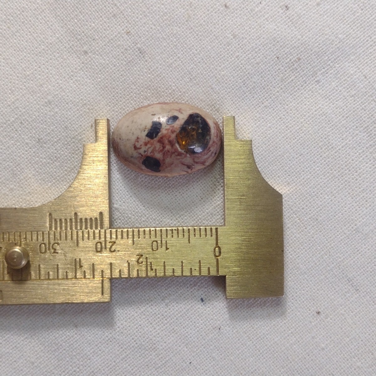13.0 Ct. Mexican Cantera Fire Opal Stone, Oval, 19x12x6mm.